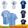 Custom Bo Jackson Andrew Benintendi Jersey Bobby Witt Jr. Salvador Perez Dozier Merrifield Matheny Jorge Soler Brett Blue White Stitched Jerseys 2022 2023