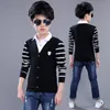 Clothing Sets cotton Boys T Shirt Toddler Infant Kids Baby Striped Long Sleeve Tops T shirt Roupa Menino Back to School Outfits 12 230224