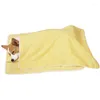 犬のアパレルスリーピース温かいペットキルトベッドパッド秋と冬の綿の格子縞の猫睡眠快適なベッドハウス