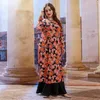 Roupas étnicas mulheres elegantes floral plus size maxi vestidos maxi 2023 Abaya Festival de casamento de festa muçulmana de manga longa de tamanho longo