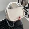 Bolsas de noite cor de cor sólida pão de bolsa de nylon pequena embreagem fofa feminino bolsa de ombro girada satchel compra