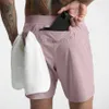 Mens Shorts Summer Gym Jogging Exercise Shorts Mens Sports Fitness Quickdrying Multiple pockets Running Shorts 230224