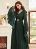 Vêtements ethniques Mousseline de soie Kaftans Abaya Dubaï Turquie Arabe Musulman Islam Longue Robes Modestes pour Femmes Robe Longue Djellaba Femme Caftan Marocain
