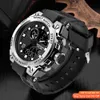 Armbandsur Sanda Top Luxury Watches Men Military Army Mens Watch Waterproof Sport Wristwatch Dual Display Watch Man Relogio Masculino 230223