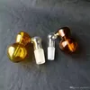 Cachimbas Quemador de vidrio coloreado Mini Mango para fumar Tubos pipas para fumar Alto