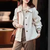Women's Jackets Warm Single Breasted Wool Pea Coat Trench Jacket with Knitted Hood Casual Style Woolen s 230223