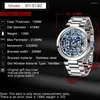 Wristwatches 2023 XFCS Benyar Top Brand 41mm Automatic Mechanical Men's Watches Stainless Steel Men Watch Waterproof Reloj Hombre