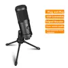 Microphone à condensateur sans clé USB, ordinateur portable, jeu, conférence vocale, diffusion en direct, microphone d'enregistrement Ksong