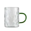 Tasses haute qualité marteau tasse en verre jus lait tasse verres à café pour boissons cadeau de noël tasses originales de boire