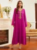 Vêtements ethniques Caftan Marocain Abaya Dubaï Turquie Islam Musulman Arabe Longue Robe Abayas Kaftans Robes pour Femmes Djellaba Robe Longue Femme