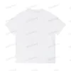 Xinxinbuy 남자 디자이너 티 티 셔츠 23SS 파리 바다 웨이브 토끼 편지 인쇄 짧은 슬리브 면화 여성 흰색 검은 카키 XS-XL