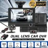 Auto DVR CAR DVRS HD IPS SN DVR 3 LENS 4,0 inch dashcamera met achteruitkijk videorecorder registrator CAM ARBROK DROP DRUKENDE MOBILES MOTORCY DHVT4