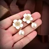 BOTIEGA flower Earrings designer Studs dangle for woman Gold plated 18K crystal highest counter quality classic style Never fade premium gifts 036