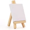 3 "Tela con mini display in legno Cavalletto Artista Treppiede Supporto da tavolo Supporto per dipingere Foto di artigianato per bambini XBJK2302