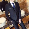 Herenpakken Blazers Fashion Slim Business Casual Groomsman trouwkleding broek broek sets drop suit kostuum homme homme