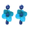Dangle & Chandelier New Fashion Bohemin Flowers Drop Earrings Trendy Statement Dangle Earrings For Women Girls Wedding Party Ear Jewelry