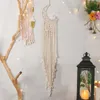 Estatuetas decorativas objetos boho chique parede pendurada na tapeçaria lantejoula lunas ornamento de sonho de sonho drenagem penteado decoração da casa