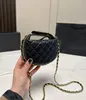 CC Bag francuska torba Kobiety luksusowe projektanci klasyczni mini sprzęgło srebrna metalowa sieć crossbody ramię Streent