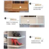 Armoire de rangement de vêtements meubles étagère à chaussures en arête de poisson petit meuble Triangle d'angle en bois massif escalier d'entrée à la maison étagère extérieure pour Sho