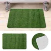 Decorative Flowers Mat Door Entrance Rug Turf Bathroom Carpet Green Floor Artificial Trapper Non Skid Doormat Indoor Inside Front Bedroom