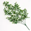 Decorative Flowers Flower Handicraft Reusable Simulation Green Plants Plastic Ornament Pretty Floral Arrangement Fake