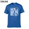 Männer T-shirts TARCHIA 2023 Sommer Premium T-shirt Baumwolle Tops Tees Männer Kurzarm Essen Schlaf Junge Casual Homme T-shirt hemd Plus