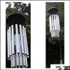 Decora￧￵es de jardim 27 tubos 5 sinos Windchime Chapel Wind Chimes Door Hanging Decoration Jllblw Sport777 Drop Deliver