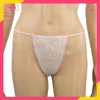 100pcs Women Spa Hygienic Panty T Thong Underwear With Elastic Waistband Individually Wrapped Disposable Panties Non Woven Fabrics235q