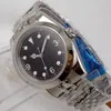 Wristwatches Dress 36mm White Marks Selfwinding Men Watch MIYOTA 8215 Jubilee Strap Polished Bezel Sapphire Glass