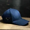 Chapéu de designer para homens bonés de beisebol de verão lazer praia ao ar livre forro de algodão hip hop casquette clássico triângulo anti queimaduras solares chapéus de cowboy de náilon PJ033 C23