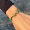 Bracelet de perles de couleur bonbon brin Agates carrées naturelles pour femmes hommes bracelets femme Boho bijoux Y2K fête de mode