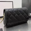 10A topkwaliteit luxe designer dames schoudertas 30 cm dubbele flap tas echt leer kaviaar lamsleer klassieke volledig zwarte portemonnee gewatteerde handtas schoudertas gouden tas portemonnee