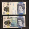 Inne świąteczne dostawy partyjne Prop Money Copy UK Banknot Fałszywe banknoty 100pcs/pakiet Dostawa Dhms5chr5