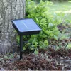 Decoratieve bloemen Solar Rattan Lichten Outdoor Realistische planten String Licht LED -lamp voor bruiloft Kerst Courtyard Green