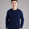 Herr Tshirts Luxury and Elegant Sweater Winter 100 Pure Wool Business Casual Gentleman Warm Top Free of Freight 230223