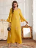 Abiti casual TOLEEN Abito lungo elegante casual da donna 2022 Ricamo estivo di lusso Abaya Arabo Turchia Abito da sera africano Vestido