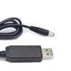 USB Güç Geliştirme Hattı DC 5V - 9V / 12V Adım Up Modül USB Dönüştürücü Adaptör Kablosu 2.1x5.5mm fiş