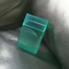 Bärbar transparent plastcigarettfodral Hållare Lagring Flip Cover Box Innovativ skyddsskalrökning