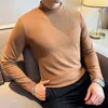 Herr t-skjortor plus storlek 4xl-m höst vinter långärmad varm sammet t-shirts för män kläder 2023 smal fit casual pullovers tee shirt