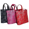 Förvaringspåsar återanvändbara kvinnor lady fällbar shoppingväska handväska casual bärbar stor kapacitet nylon tygpåsar