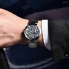 Armbanduhren 2023 XFCS Benyar Top Marke 41mm Automatische Mechanische Herrenuhren Edelstahl Herrenuhr Wasserdicht Reloj Hombre