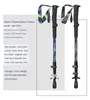 Wandelende palen Pioneer 1 PCS wandelende palen wandelen Walking Stick Noordse wandelriet Aluminium Ski Camp Telescopisch stokje Buitenwandelen Polen J230224