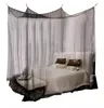Mosquito Net Mosquito Net Black White For Double Four Corner Bed Post Bed Canopy Mosquito Net Full Queen King Size Bedding 230223