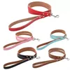 Laisse de chien en cuir robuste en gros cuir de vache véritable pour chats petits chiens de taille moyenne laisse de vache durable support colliers de chien en cuir harnais