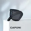 Sunglasses CAPONI Foldable For Women Polarized Anti Glare Folding Sun Glasses Muti Colors UV400 Protect With Round Box CP22007