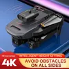 K6 Drone Professional 4K HD Kamera Mini Drone Optik Akış Lokalizasyonu Üç taraflı kızılötesi engel kaçınma quadcopter oyuncak
