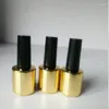 Storage Bottles 10/30/50PCS 8ml Empty Nail Polish Remover Container Art Equipment With Brush Gold Packing