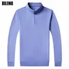 Herrpolos toppklass Fashion Brand Luxury Zipper Polo Shirt Men Casual Plain Korean Solid Color Long Sleeve Tops Herrkläder 230224