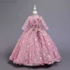 Sukienki dla dziewczyn najwyższej jakości koronkowe sukienki dla dziewczyn sukienka księżniczka świąteczna elegancka dziecięca sukienka imprezowa sukienka ślubna koronki W0224