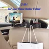 2pcs Car Hook Hanger Headrest Phone Car Holder Stowing Hanger for audi a4 b6 Seat Back Hanger Storage Hook Phone Holder Auto Fastener Clip